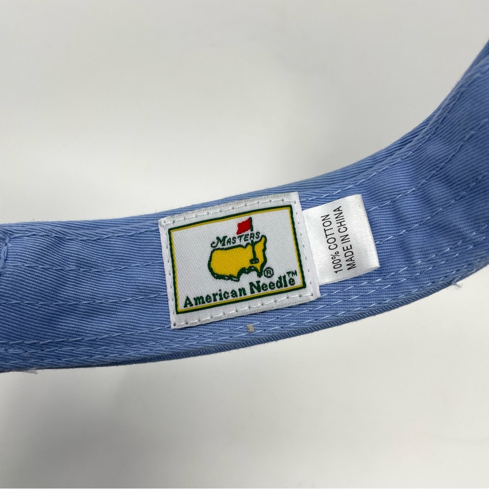 MASTERS Ladies American Needle Cotton Patch Logo Visor in Blue - Picture 3 of 5
